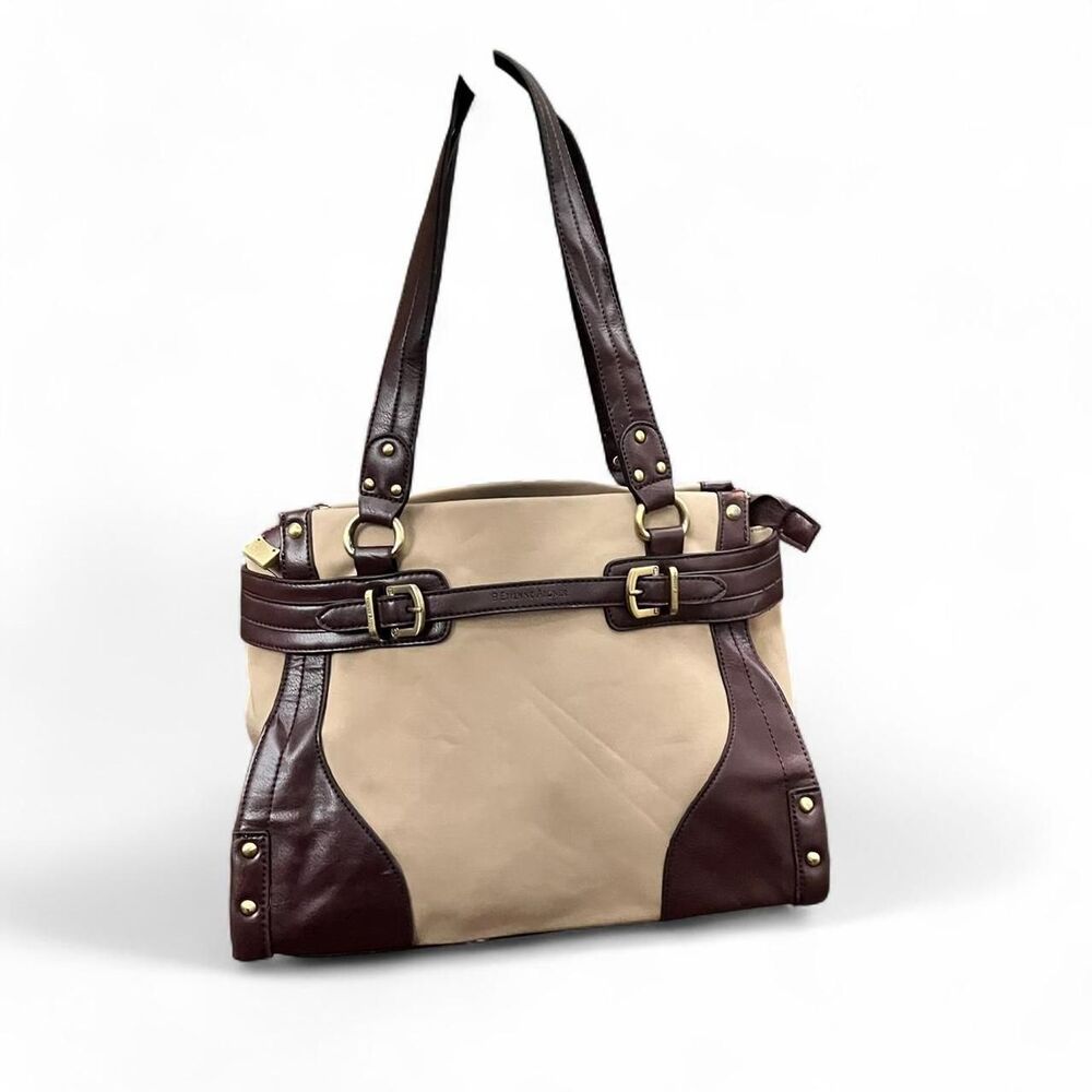 Etienne Aigner  Two-Tone Buckle Tote